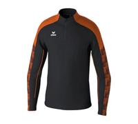 Erima Felpa da Allenamento Evo Star (1262410) Unisex - Adulto, Nero/Orange, L