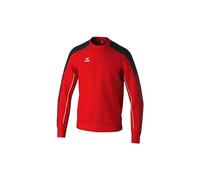 Erima Felpa Evo Star (1072412) Unisex - Bambini, Rosso/Nero, 128