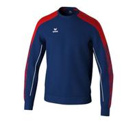 Erima Felpa Evo Star (1072415) Unisex - Bambini, New Navy/Rosso, 164