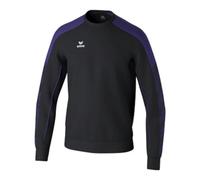 Erima Felpa Evo Star (1072418) Unisex - Bambini, Nero/Ultra Violet, 152