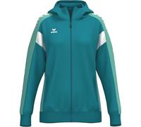 Erima Giacca da allenamento CELEBRATE 125 con cappuccio (1032620) Donna, tahitian blue/menta, 36