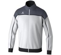 Erima Giacca da allenamento CHANGE by (1032429) Unisex - Bambini e ragazzi, bianco/slate grey/nero, 164