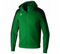 Erima Giacca da allenamento EVO STAR con cappuccio (1032403) Unisex - Bambini e ragazzi, smeraldo/pine grove, 140