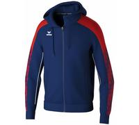 Erima Giacca da allenamento EVO STAR con cappuccio (1032404) Uomo, new navy/rosso, S
