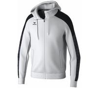 Erima Giacca da allenamento EVO STAR con cappuccio (1032408) Unisex - Bambini e ragazzi, bianco/nero, 164