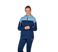 Erima Change By Giacca da Allenamento con Cappuccio, new navy/faded denim/bianco, 40 Donna