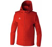 Erima Giacca TEAM con maniche staccabili (2062403) Unisex - Adulto, rosso, S