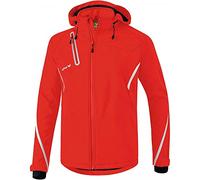 Erima Giacca Tecnica Softshell Giacca, Unisex - Adulto, Rosso/Bianco, S