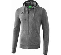 Erima Hooded Sweat, Giacca di Felpa con Cappuccio Unisex Kids, Grigio Melange, 128