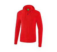 Erima Hooded Sweat, Giacca di Felpa con Cappuccio Unisex Kids, Rosso, 128