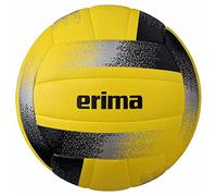 Erima Hybrid Pallone da pallavolo, Gioventù Unisex, Giallo/Nero/Argento, 5