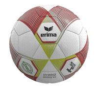 Erima Hybrid Training 2.0 Pallone da Calcio (7192602), metallic red/silver/lime, 4