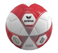 Erima Hybrid Training 2.0 Pallone da Calcio (7192609), rosso/argento, 5