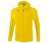 Erima Liga Star-Giacca da Allenamento con Cappuccio, Giallo/Nero, 116 Unisex-Bambini e Ragazzi