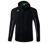 Erima Liga Star - Giacca Da Allenamento Con cappuccio, nero/bianco, 4XL Unisex - Adulto