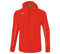 Erima Liga Star-Giacca da Allenamento con Cappuccio, Rosso/Bianco, 3XL Unisex-Adulto