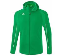 Erima Liga Star-Giacca da Allenamento con Cappuccio, Smaragd/Bianco, 3XL Unisex-Adulto