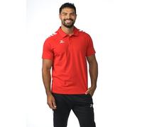 Erima Maglietta Polo CMPT 3 Polo Wings (2112553) Unisex - Adulto, Rosso/Bianco, L
