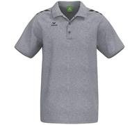 Erima Maglietta Polo CMPT 3 Polo Wings (2112558) Unisex - Adulto, Grigio Melange/Nero, 3XL