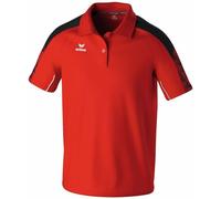 Erima Maglietta Polo Evo Star (1112401) Uomo, Rosso/Nero, L