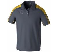 Erima Maglietta Polo Evo Star (1112405) Uomo, Slate Grey/Giallo, 3XL