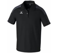 Erima Maglietta Polo Evo Star (1112407) Uomo, Nero/Ultra Violet, 4XL