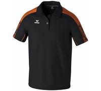 Erima Maglietta Polo Evo Star (1112410) Uomo, Nero/Orange, L