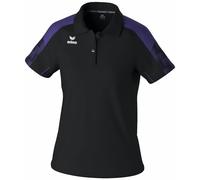 Erima Maglietta Polo Evo Star (1112418) Donna, Nero/Ultra Violet, 42