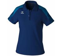 Erima Maglietta Polo Evo Star (1112420) Donna, New Navy/Lime, 36