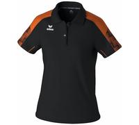 Erima Maglietta Polo Evo Star (1112421) Donna, Nero/Orange, 38