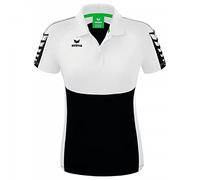 Erima Six Wings Short Sleeve Polo Bianco 44 Donna