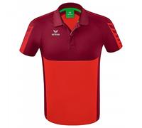 Erima Six Wings Short Sleeve Polo Rosso XL Uomo