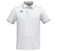 Erima Maglietta Polo Sportiva CMPT (2112518) Uomo, Bianco/Nero, 3XL