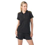 Erima Maglietta Polo Sportiva CMPT (2112539) Donna, Nero/Giallo, 40