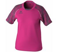 Erima Maglietta Sportiva Evo Star (3132412) Donna, Pink GLO/Slate Grey, 44