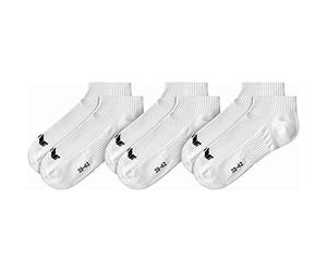 Erima Pacco da 3 Fantasmini Calze, Unisex Bambini, Bianco, 35-38
