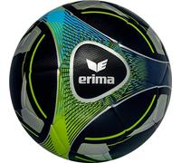 Erima Pallone da Calcio Hybrid Training Unisex Adulto (7192211), Black/Lime, 5