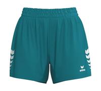 Erima Pantaloncini Celebrate 125 (1152607) Donna, Tahitian Blue, 44