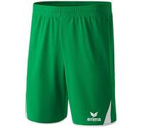 erima, Pantaloni Corti Sportivi 5-Cubes, Verde (Smaragd/Weiß), L