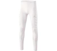 Erima Pantaloni Intimo Funzionale Lungo Unisex Bambini, Bianco, 164
