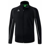 Erima Poliestere Liga Star Giacca da Allenamento, Nero/Bianco, 104 Unisex-Bambini e Ragazzi