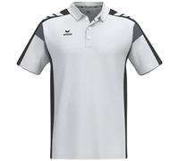 Erima Polo Funzionale Unisex per Bambini Celebrate 125 (1112505), Bianco/Nero, XXS