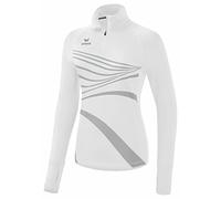 Erima Racing Half Zip Long Sleeve T-shirt Bianco 36 Donna
