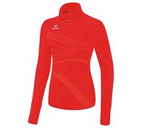 Erima Racing Half Zip Long Sleeve T-shirt Rosso 34 Donna