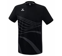 Erima Racing 2.0 T-Shirt, Unisex-Bambini e Ragazzi, Nero, 140