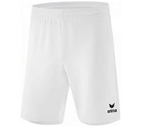 Erima Rio 2.0 - Pantaloncini da Calcio con Slip Incorporato, da Bambino, Bianco (Bianco), 128