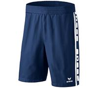 Erima Shorts 5-cubes, Pantaloncini Donna, Blu (New Navy/Bianco), Taglia Produttore: 36