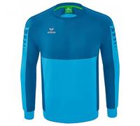 Erima Six Wings Felpa, Unisex - Adulto, Blu (Curacao), 3XL