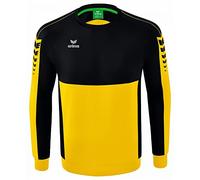 Erima Six Wings Felpa, Unisex - Adulto, Giallo/Nero, S