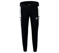 Erima Six Wings Worker Pantaloni Sportivi, Donna, Nero/Bianco, 34